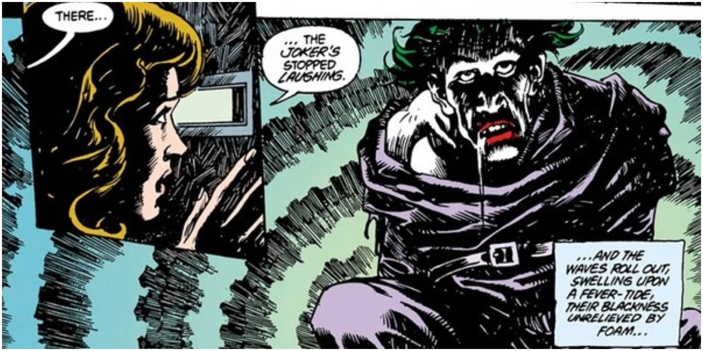 The Joker cameo Swamp Thing