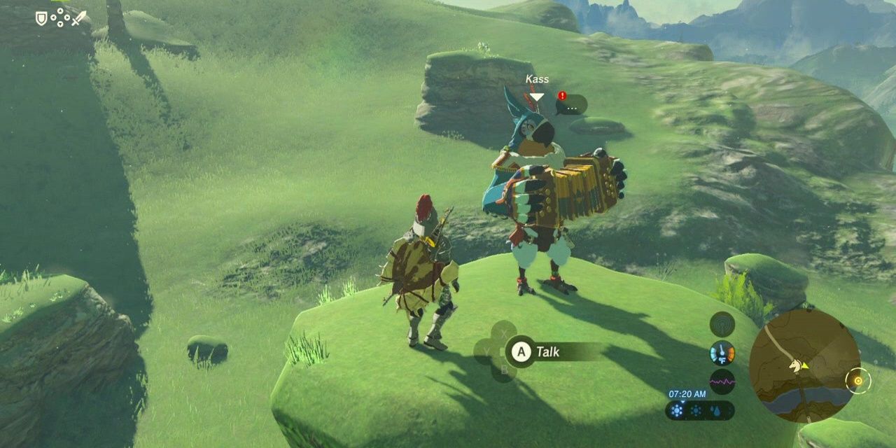 The Legend Of Zelda Breath Of The Wild Two Rings Link Kass