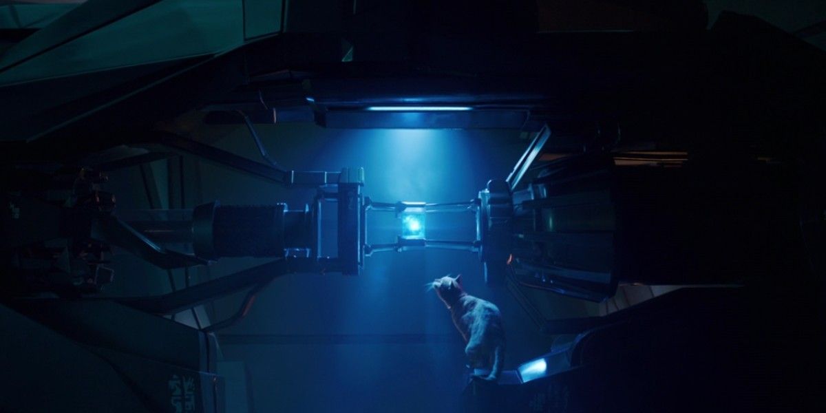The Tesseract on Mar-Vell laboratory ship