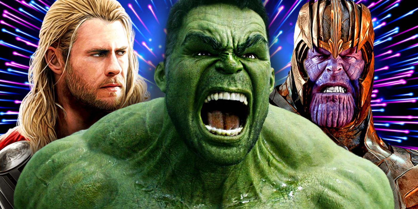 mister temperamentet Ansættelse Andragende Thanos and Thor Confirmed MCU Hulk's One Weakness Is His Fighting Ability