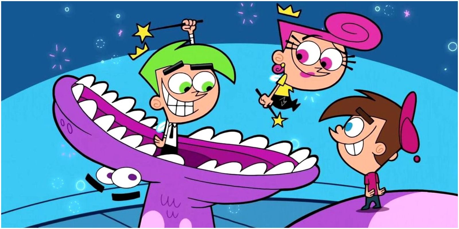 Timmy Turner Meeting His Fairly OddParents in the Opening Title Sequence