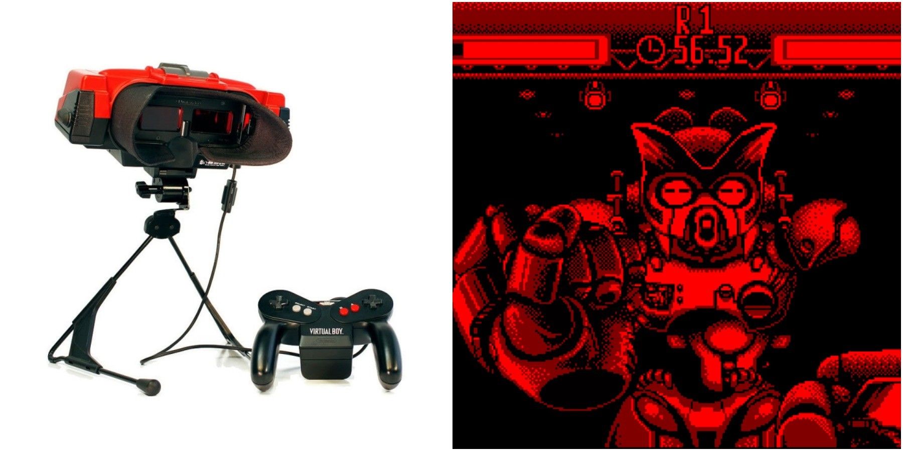 Nintendo Virtual Boy VR Failed Consol Teleroboxer