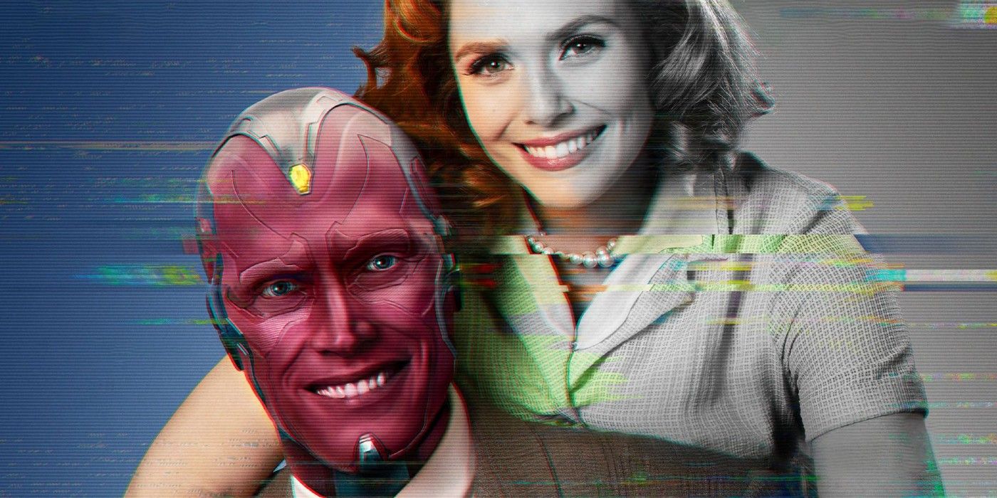 WandaVision post featuring Paul Bettany and Elizabeth Olsen