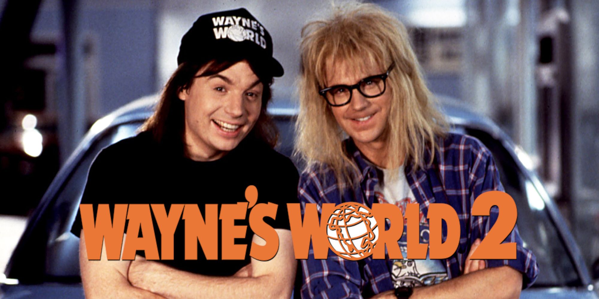 Wayne's World 2 photo with logo header