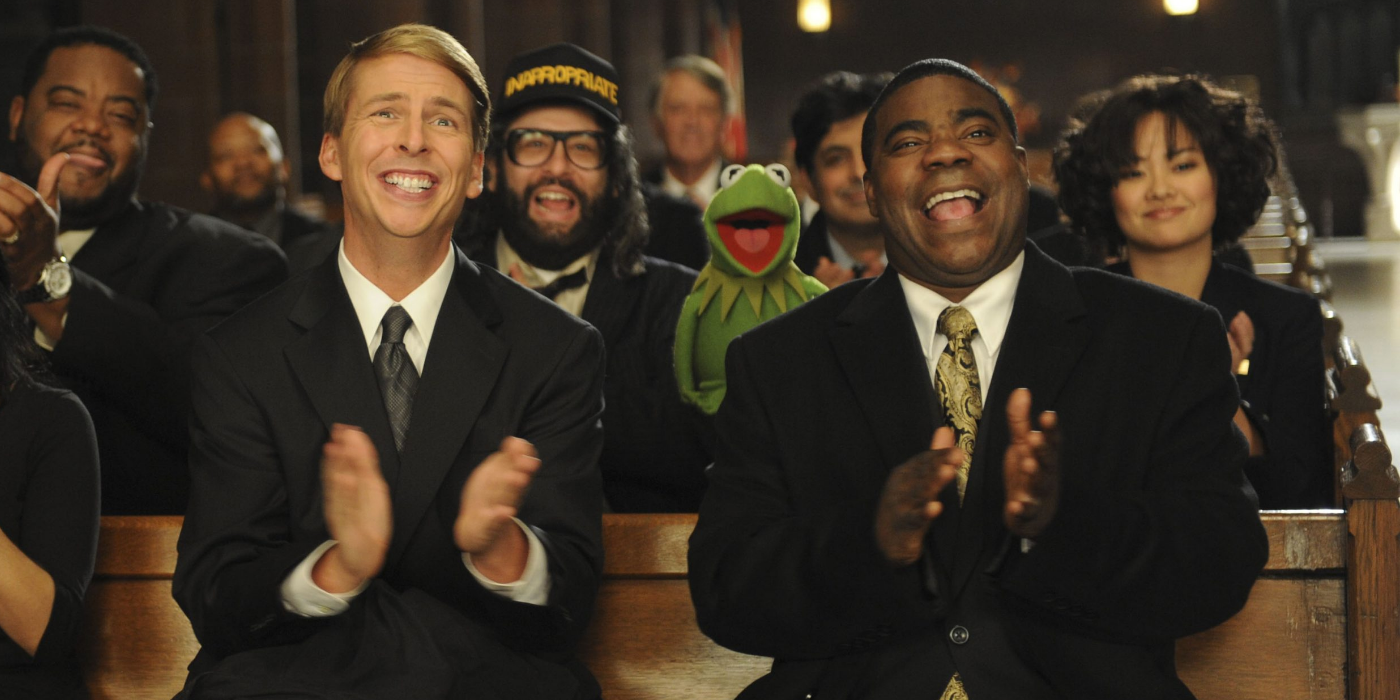 Kenneth, Tracy, and muppets celebrate in 30 Rock
