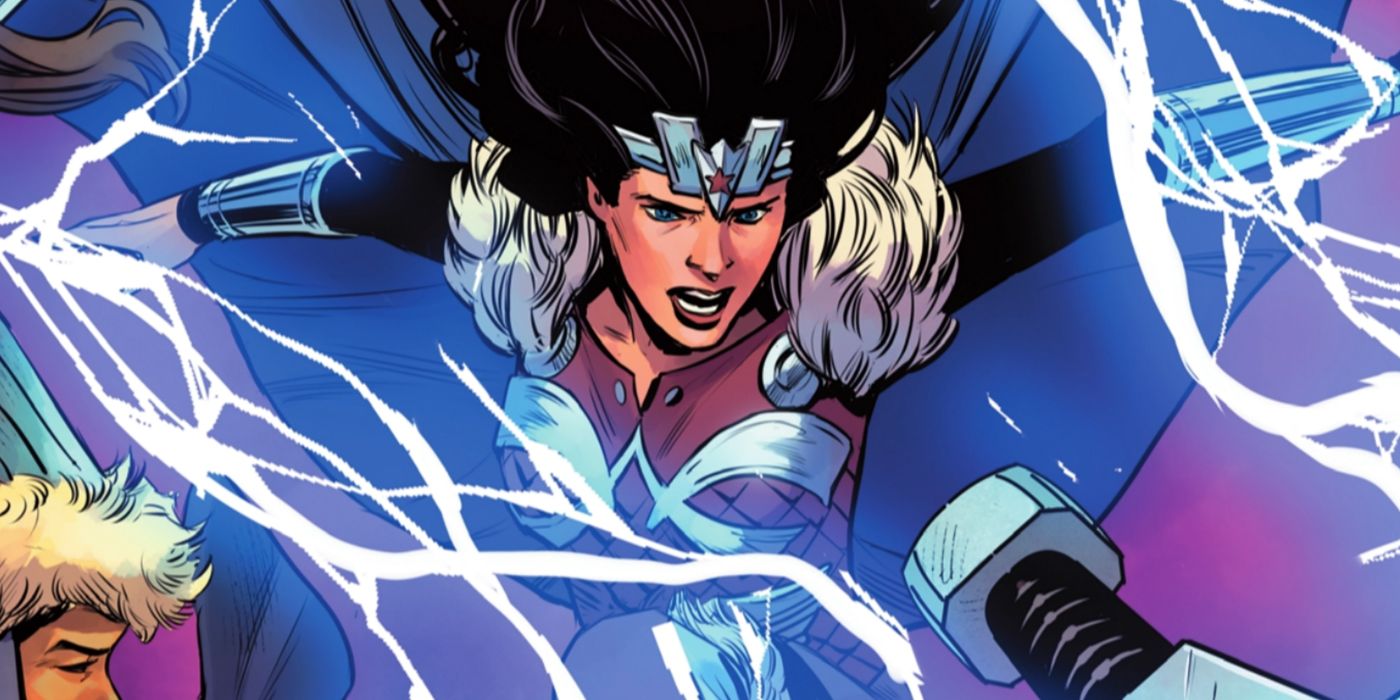 Wonder Woman Hammer in action