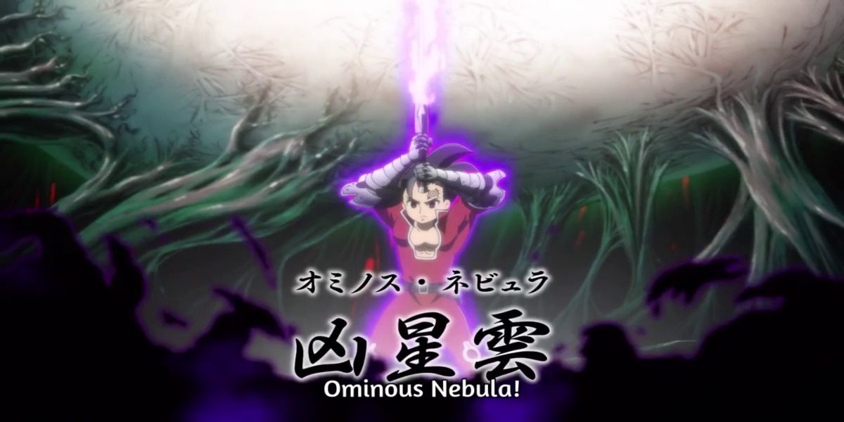 Zeldris activating Ominus Nebula Seven Deadly Sins