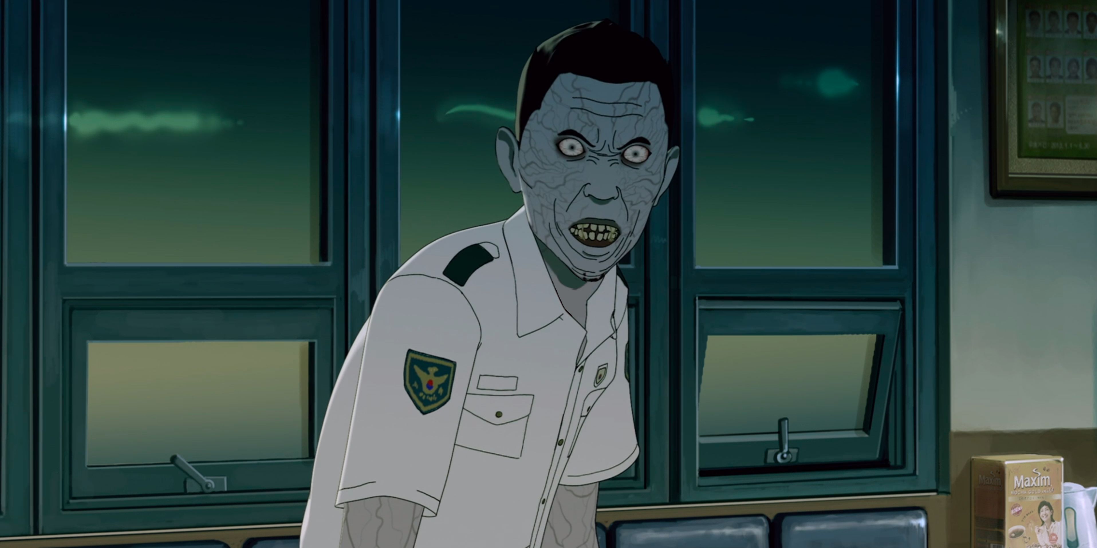 Zombie in police station in Seoul Station