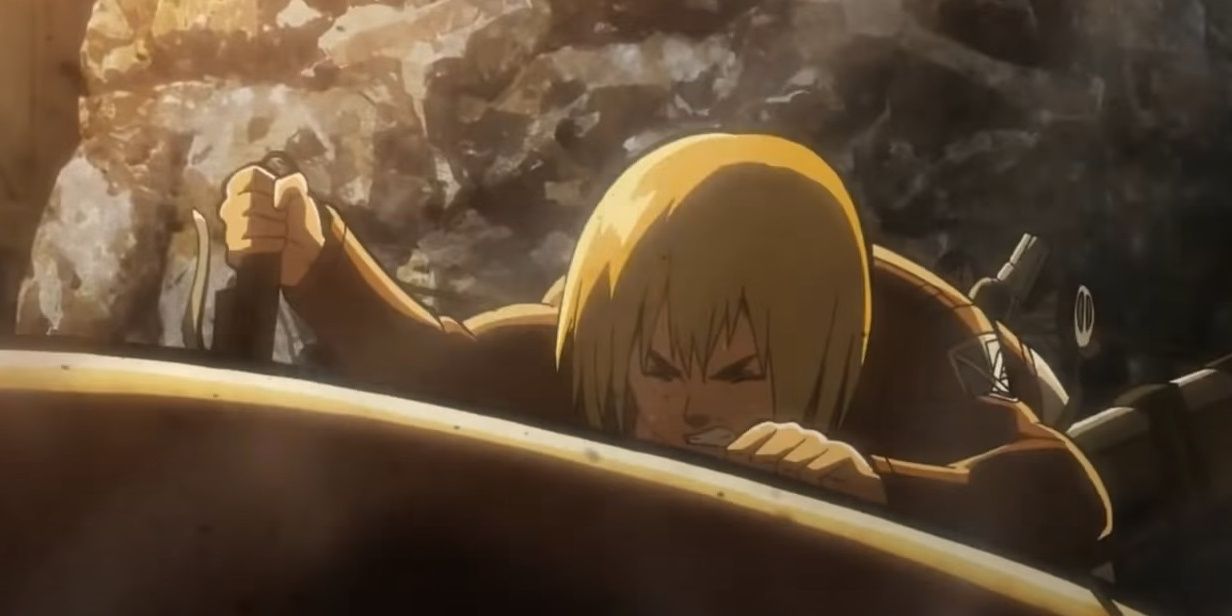 Armin wakes up eren attack on titan