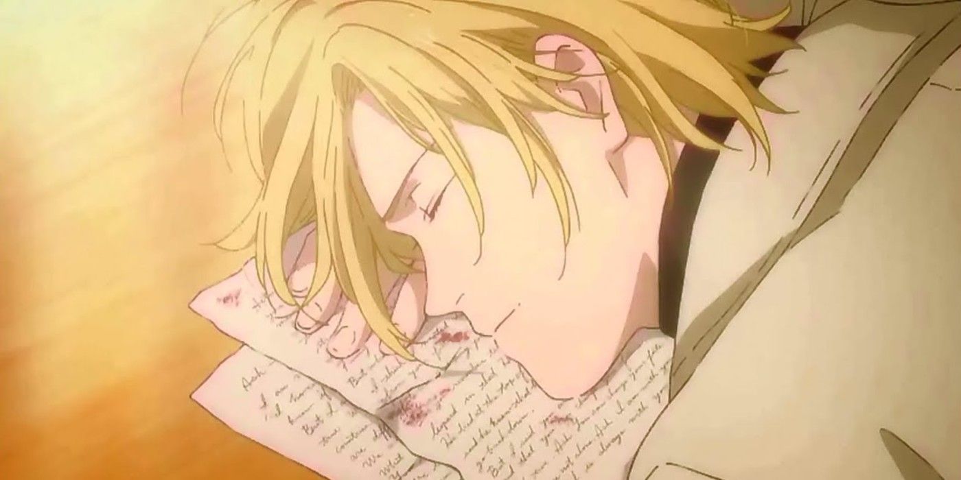 Ash dies still holding on to Eiji's letter