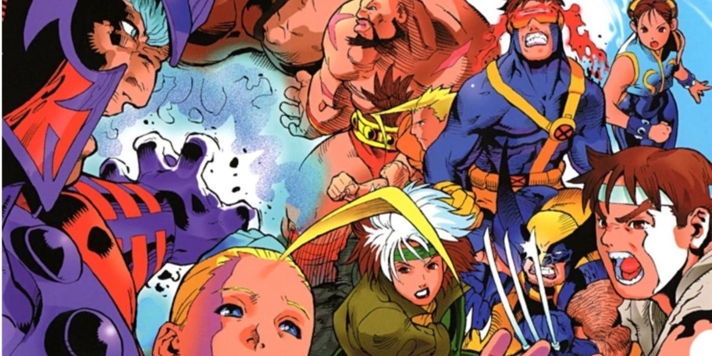 X-Men vs. Street Fighter Art
