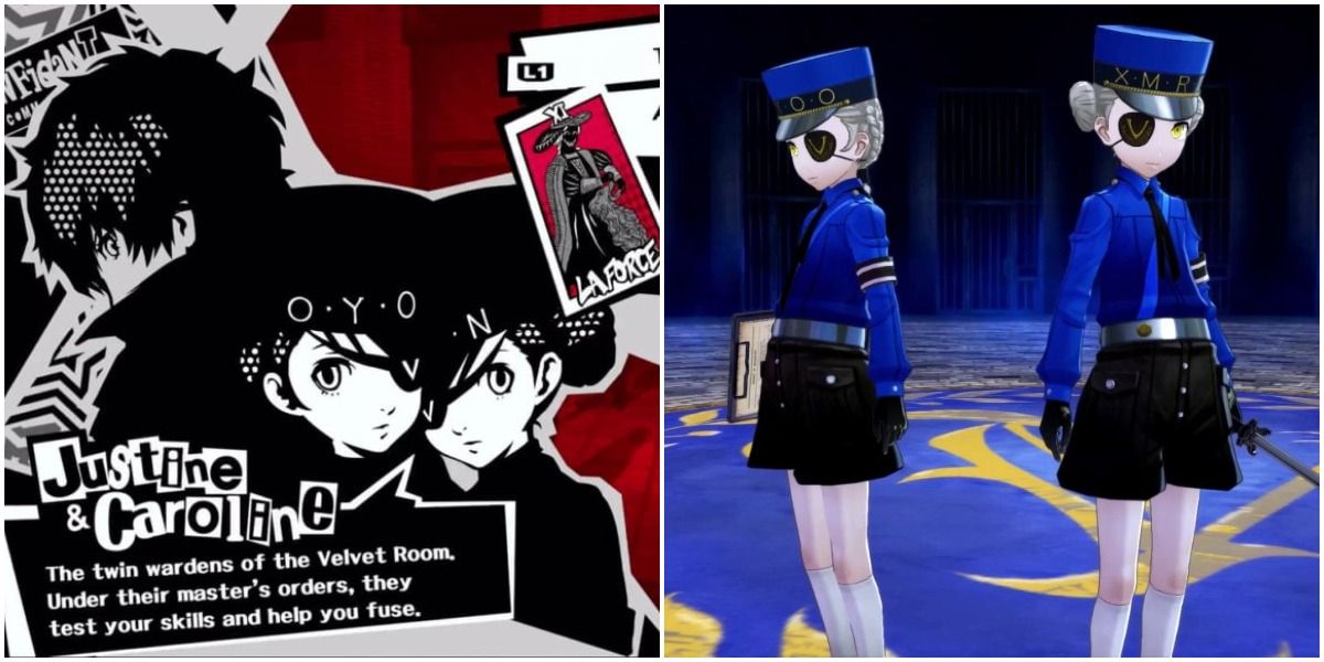caroline and justine from persona 5