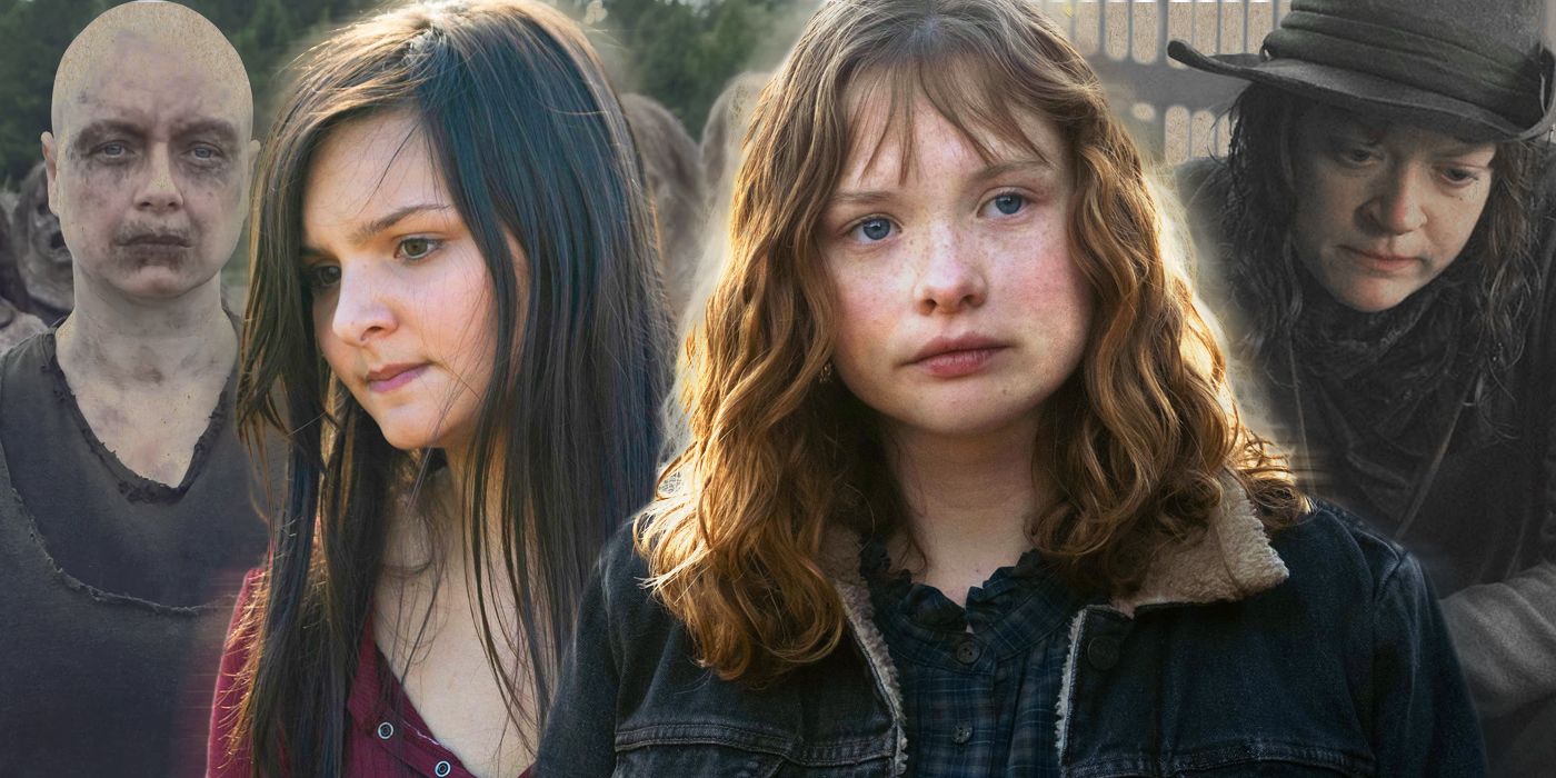 dakota and lydian in front of virgina and alpha from fear of the walking dead