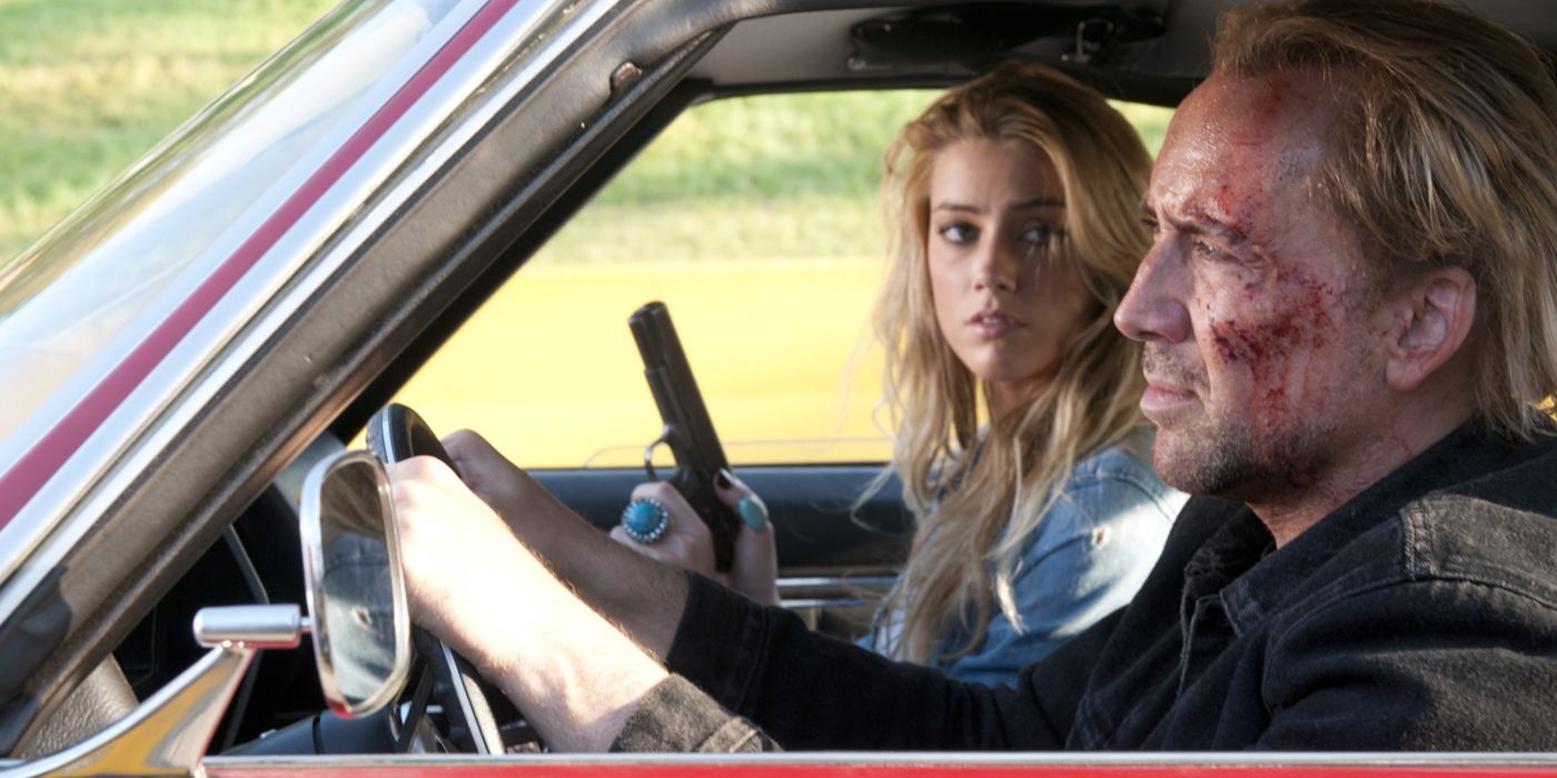 Nicolas Cage And Amber Heard in Drive Angry