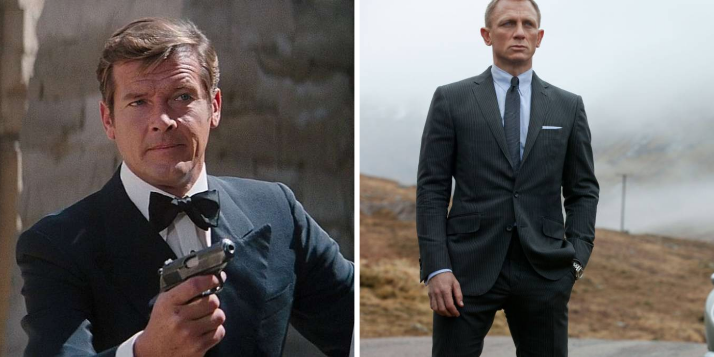 Brosnan & Craig as James Bond