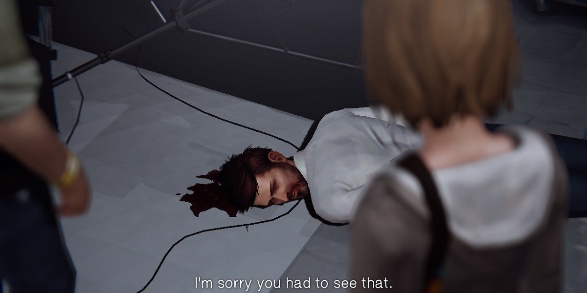jefferson after being shot by david in life is strange