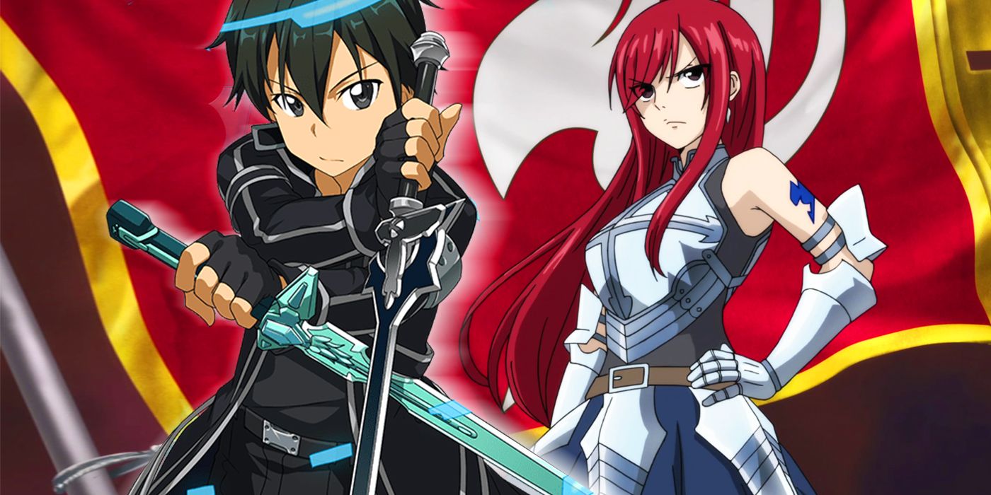 Sword Art Online's Kirito Vs. Fairy Tail's Erza - Who Wins?