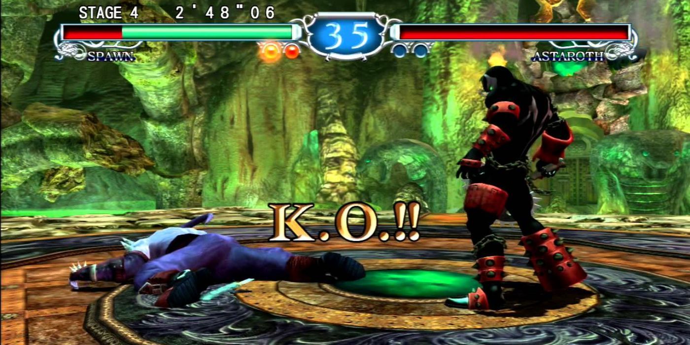 Spawn drops oposition in SoulCalibur II