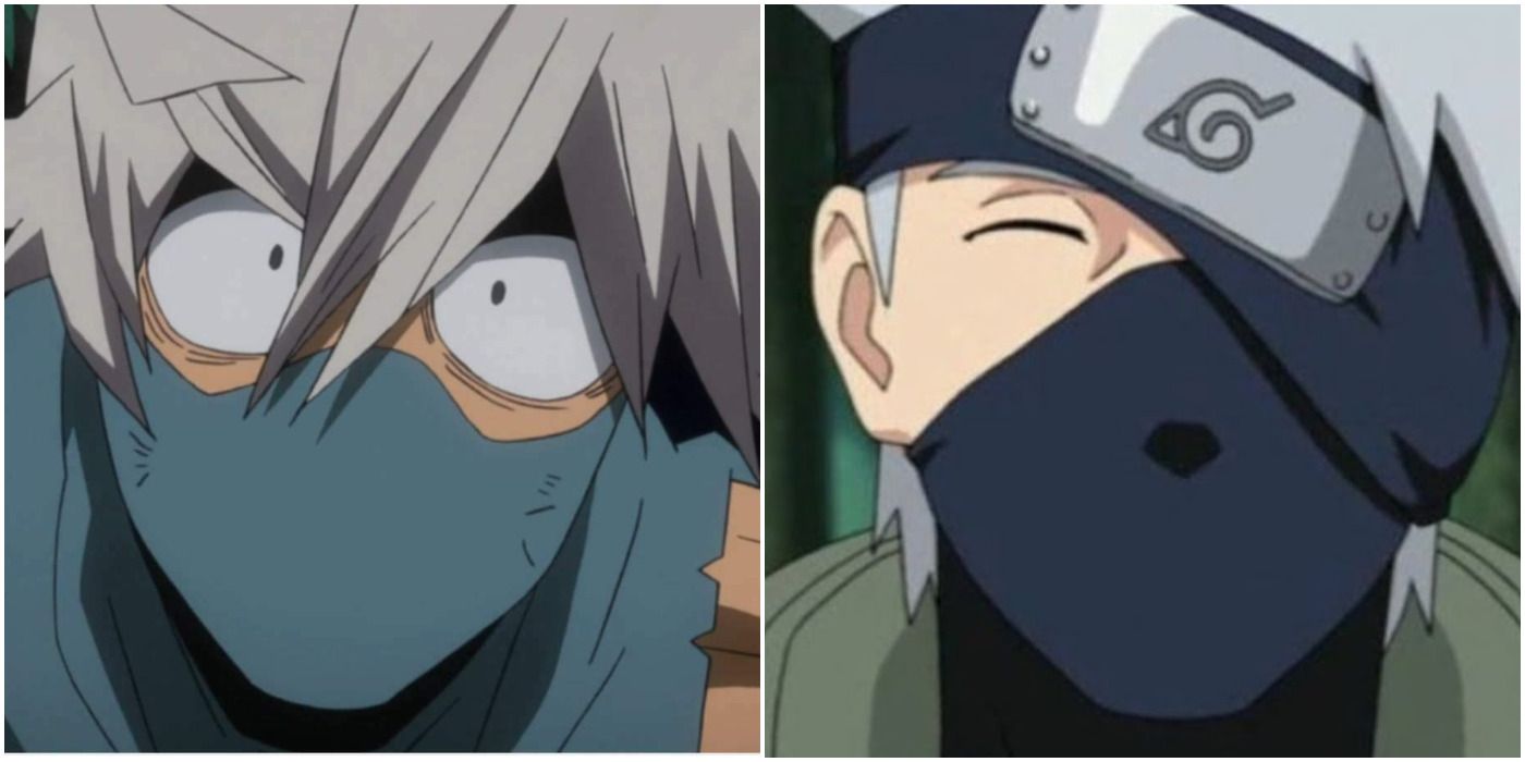 mezo shoji from MHA and kakashi from Naruto comparison