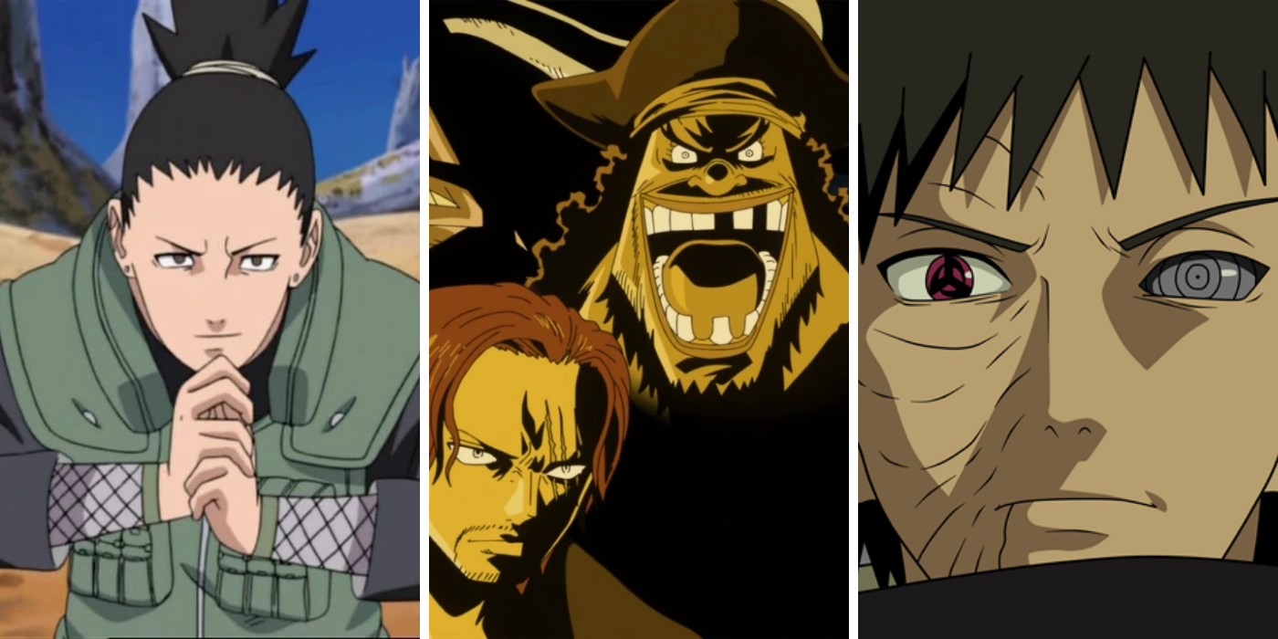 Shikamaru & Obito from Naruto, & Four Emperors One Piece