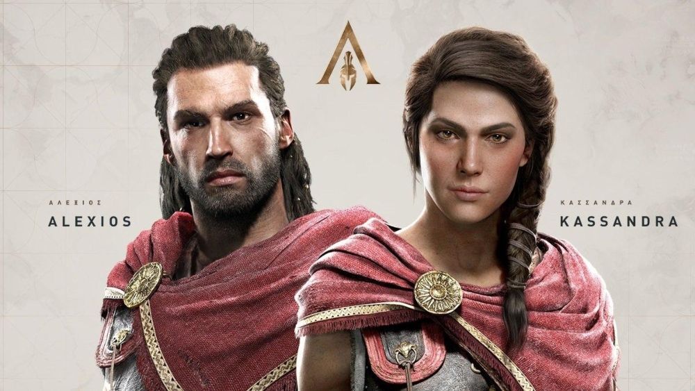 AC Odyssey Alexios and Kassandra 
