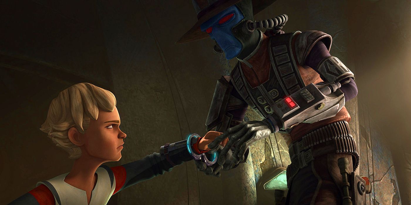 Omega and Cad Bane in Star Wars: The Bad Batch Episode 9