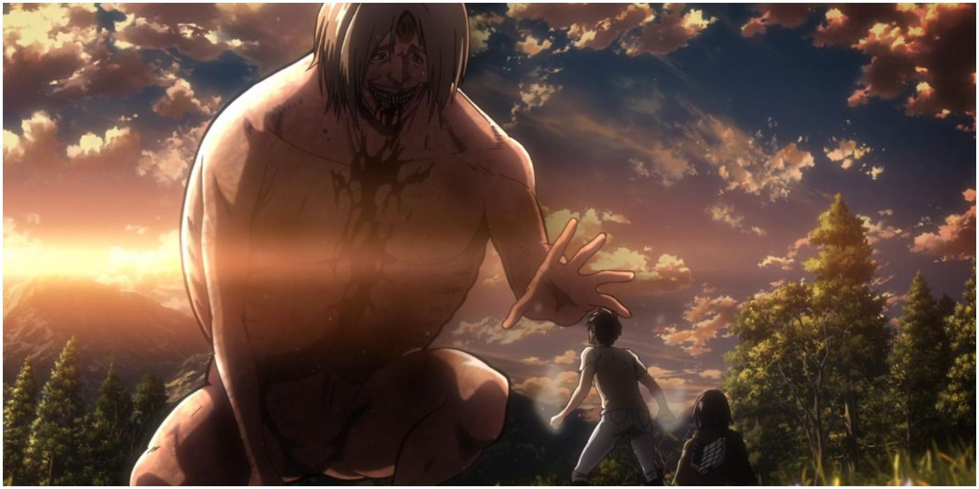 Eren Stands Up To Smiling Titan AOT