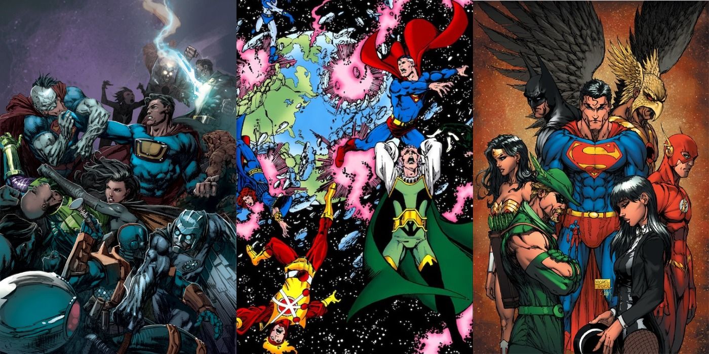 DC Crossovers Crisis on Infinite Earths Forever Evil Identity Crisis
