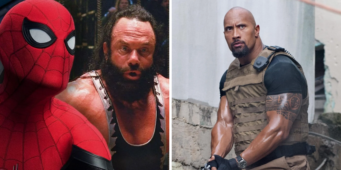 Randy Savage in Spider-Man & Dwayne Johnson in Fast and Furious