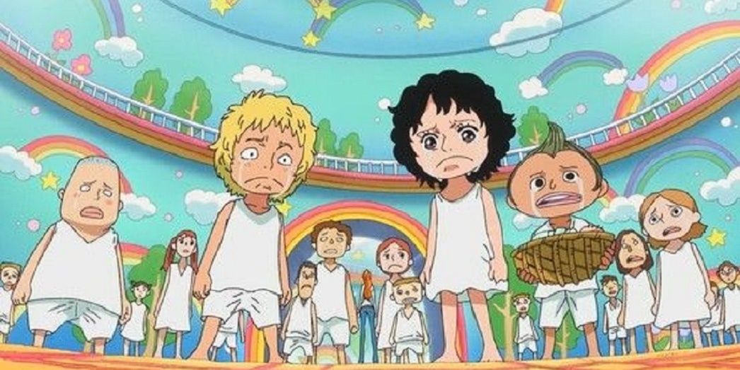 Crianças capturadas em Punk Hazard em One Piece.