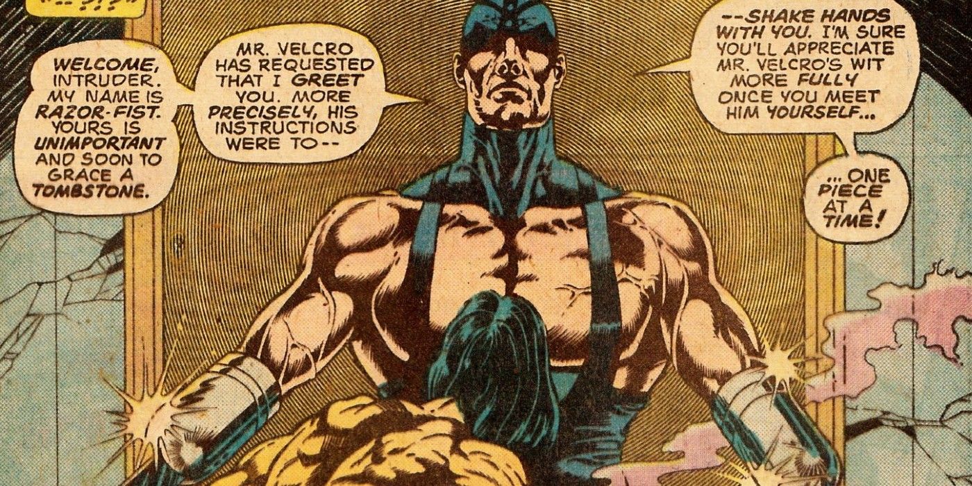 razorfist in Shang-Chi Marvel Comics