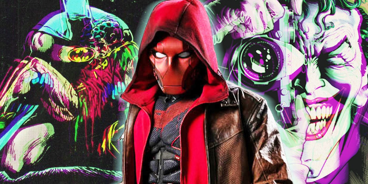 Jason Todd Titans S03 Red Hood Leather Jacket with Hood - Films