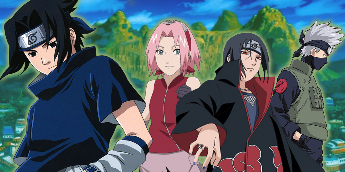 Naruto's Sasuke, Sakura, Itachi and Kakashi