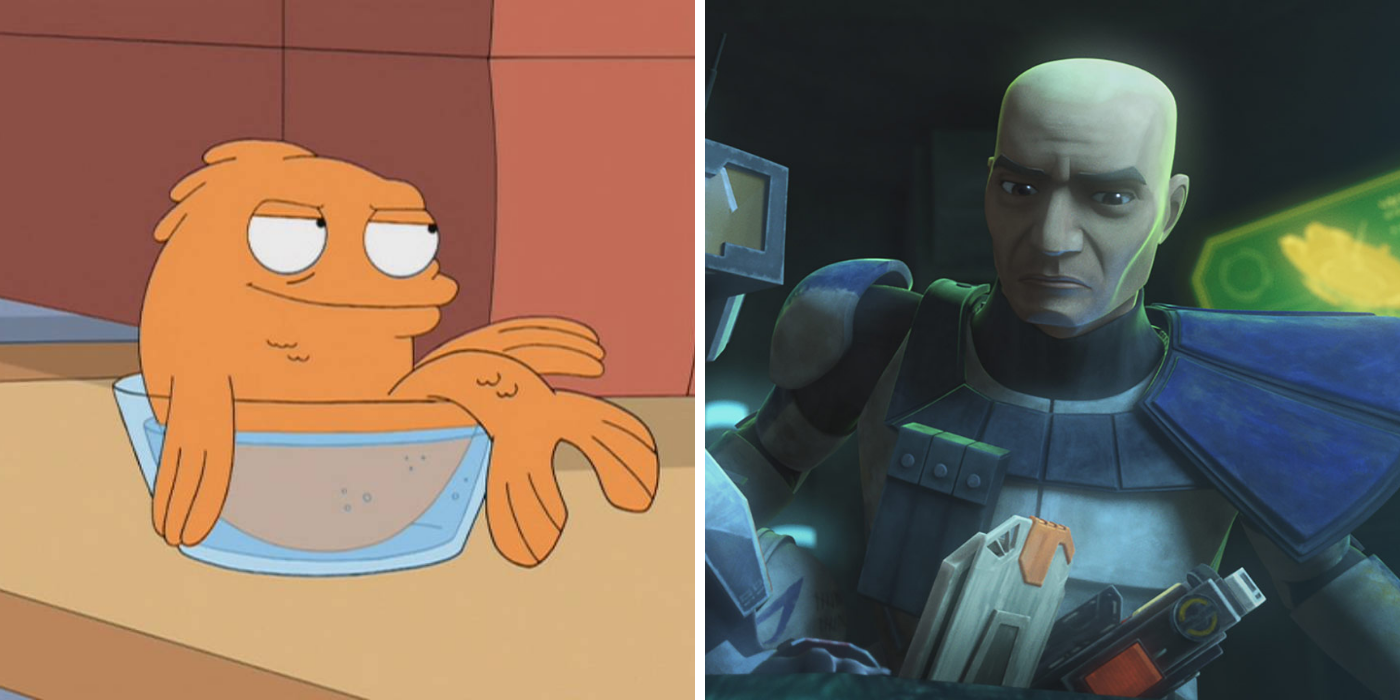 Klaus from American Dad & Captain Rex in The Bad Batch