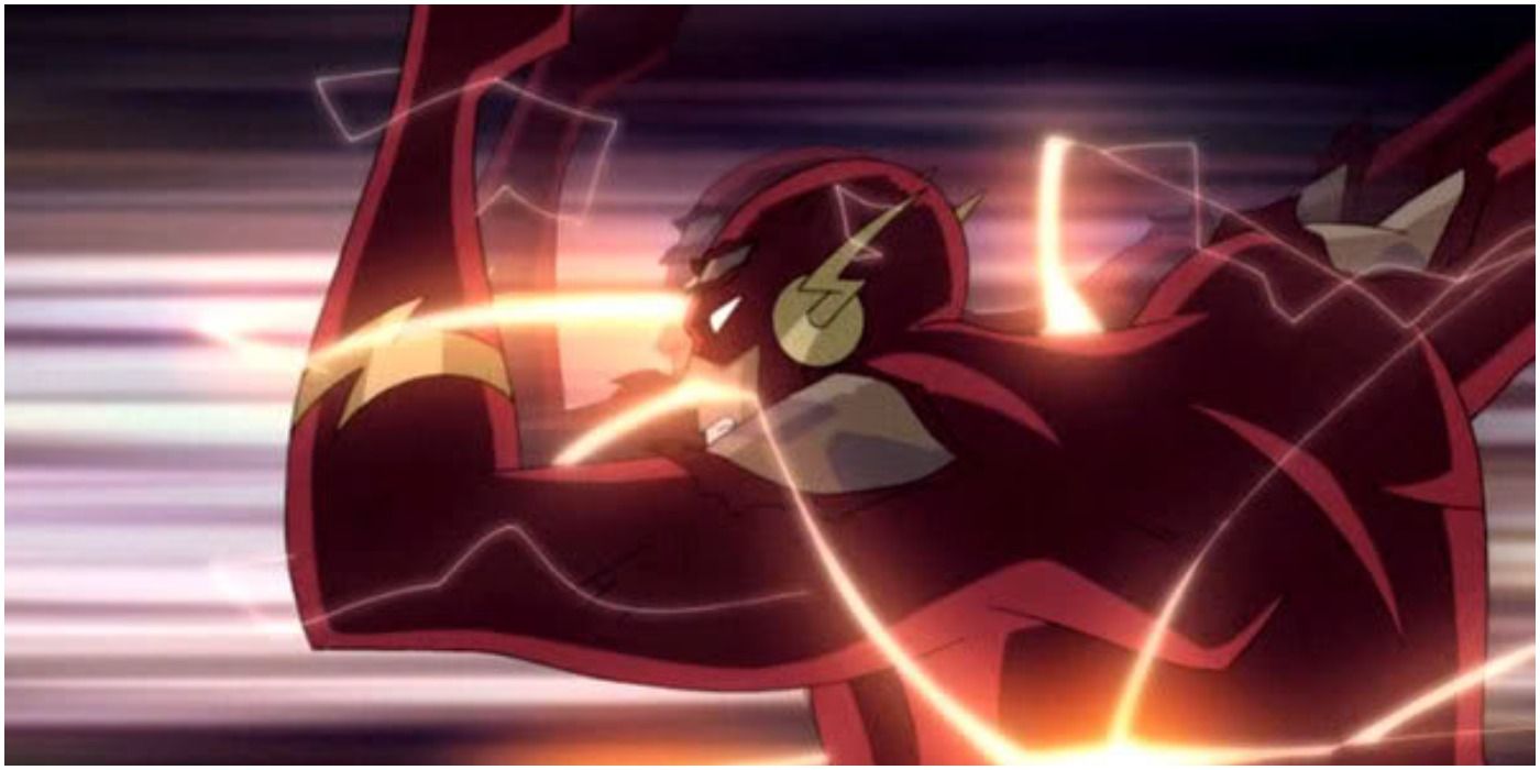 the flash runs in justice league unlimited