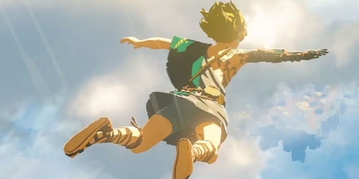 The Legend Of Zelda: Link Base Jumping in Breath of the Wild 2