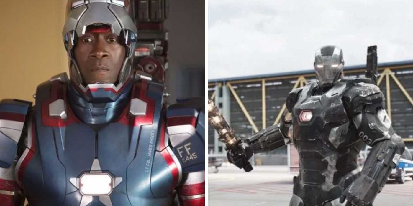 Rhodey as Iron Patriot & War Machine with the War Hammer
