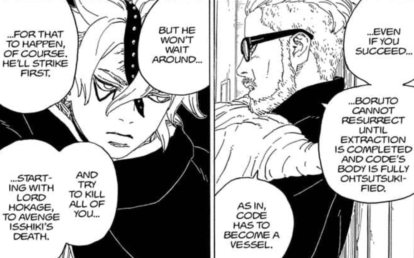 Boruto Reveals Kawaki's Plan for Code May Not Work