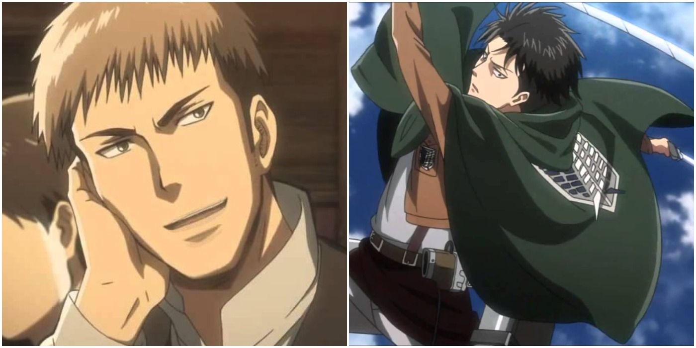 AOT Jean Smiling Levi Attacking