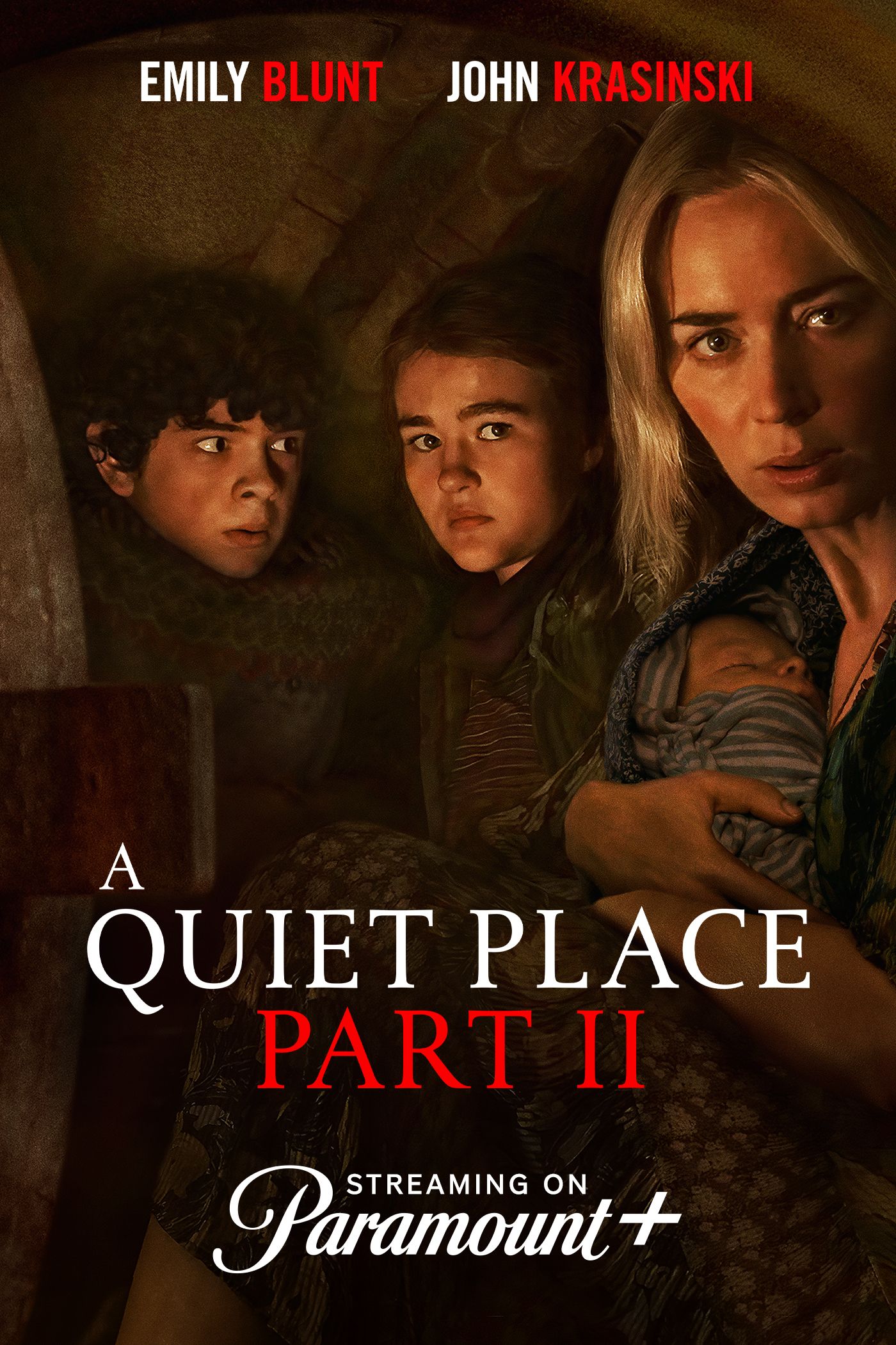 A Quiet Place Part II Paramount+ key art