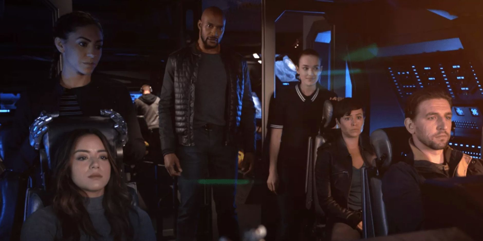 What's left of the team in Agents Of SHIELD's The End