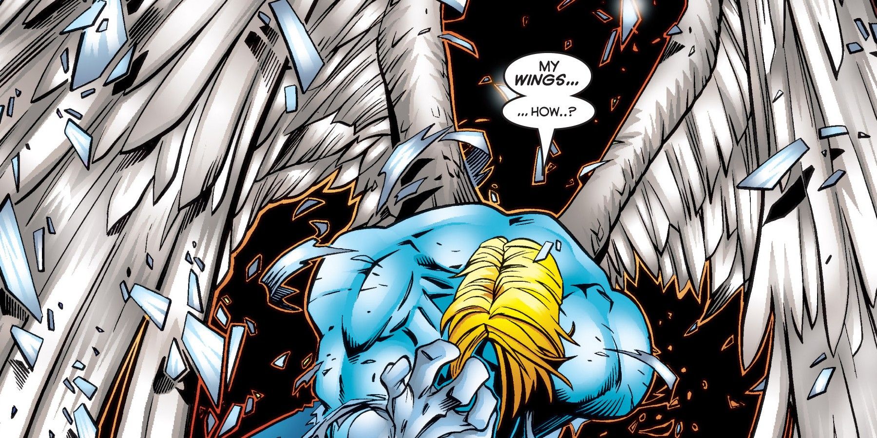 Angel Regains his Feather Wings in 1996's Uncanny X-Men #338