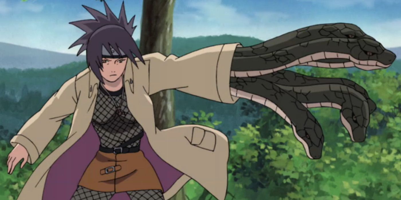Anko Using Her Snake Powers Naruto