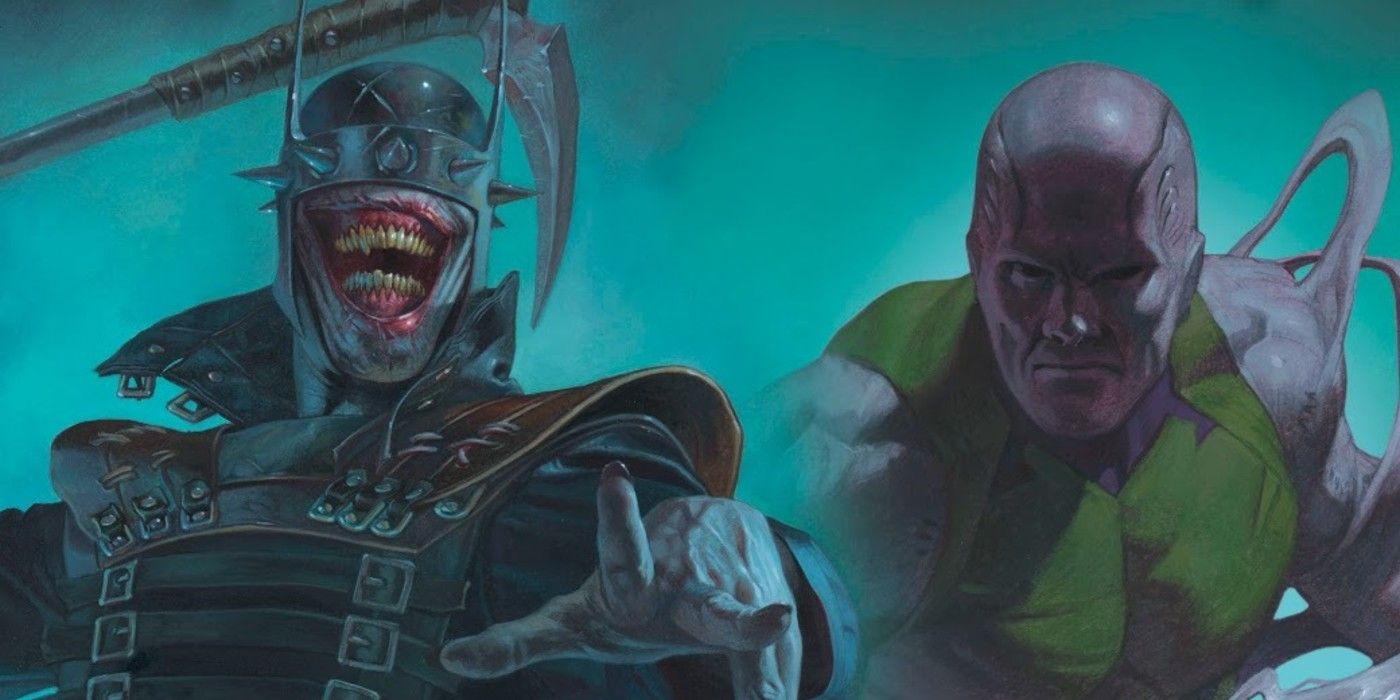 Apex Lex Luthor and the Batman Who Laughs in DC Comics