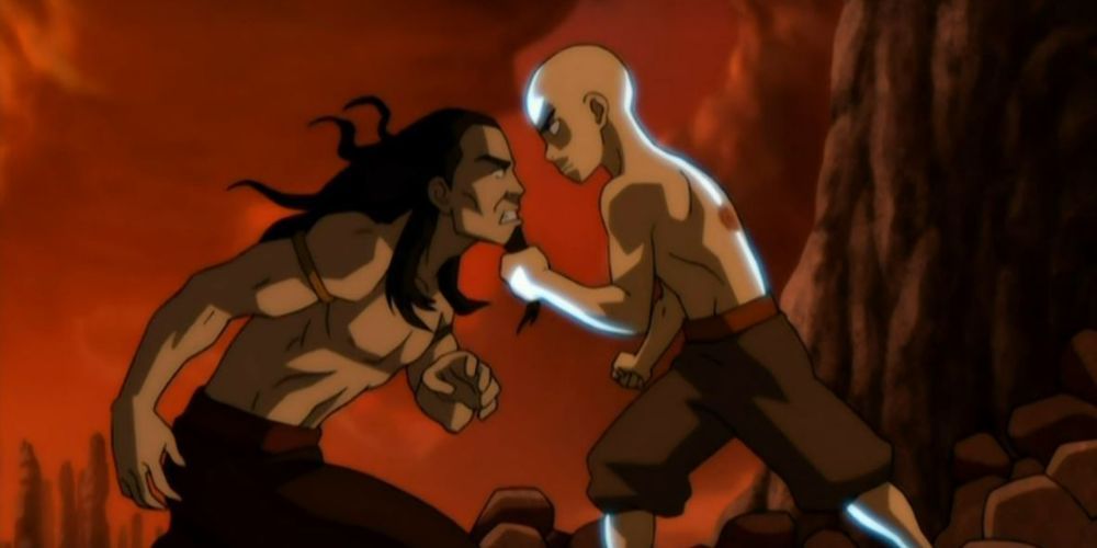 Avatar TLA Aang Overpowers Ozai
