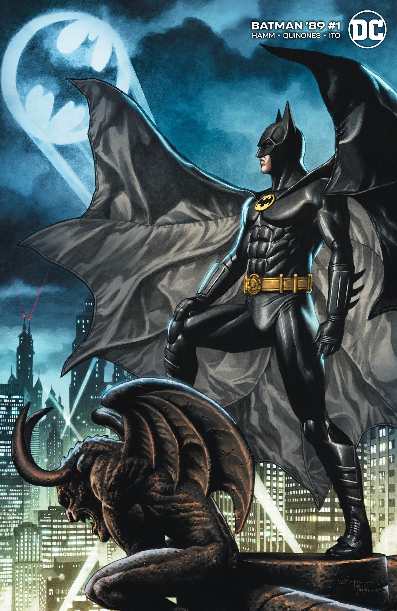Mico Suayan's Big Time Collectibles-exclusivecover for Batman '89, without trade dress.