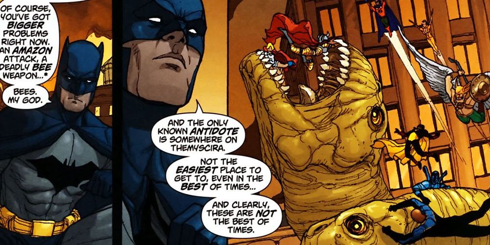 Batman worries about the bees