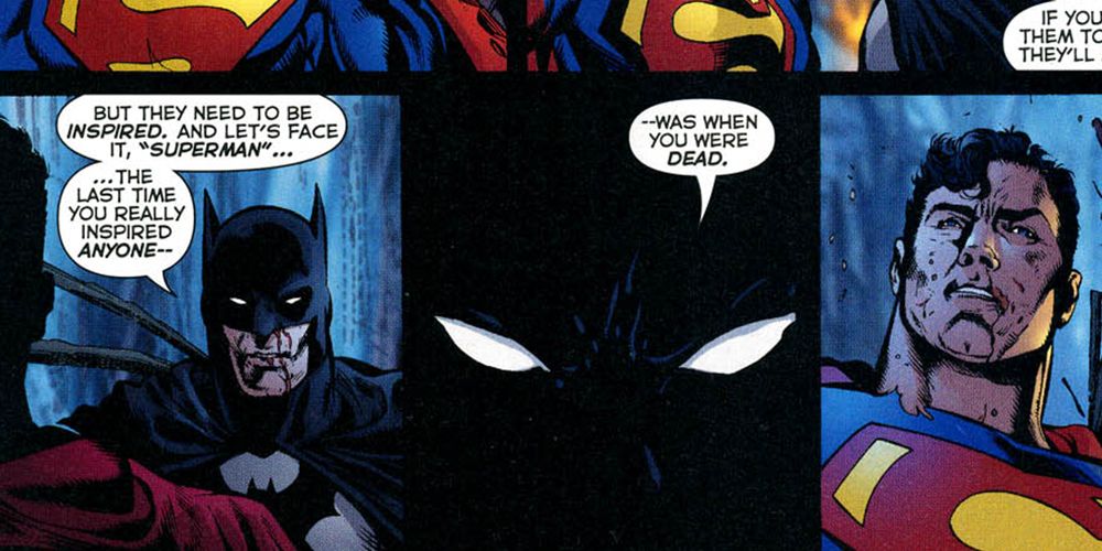 Batman burns Superman to the ground