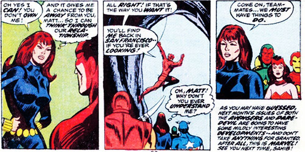 Black Widow in Avengers v1 #111