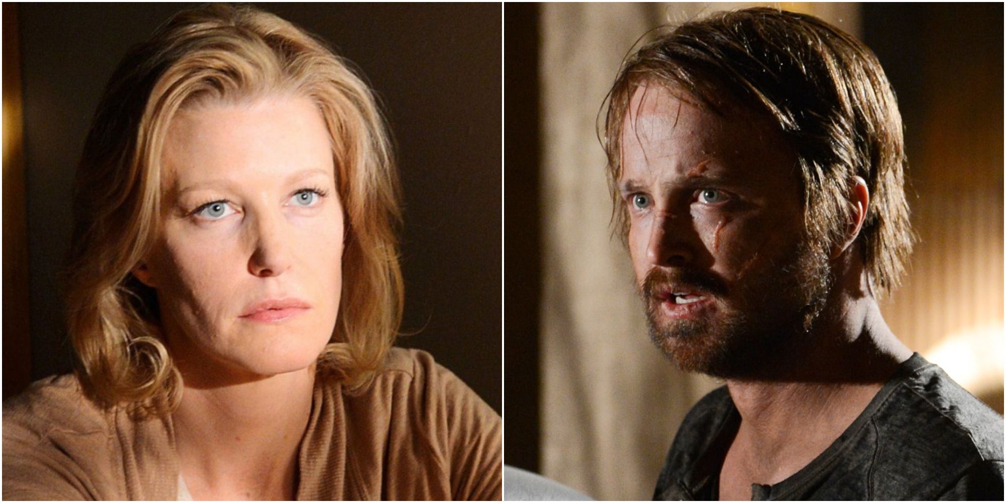 Skyler White and Jesse Pinkman in Breaking Bad